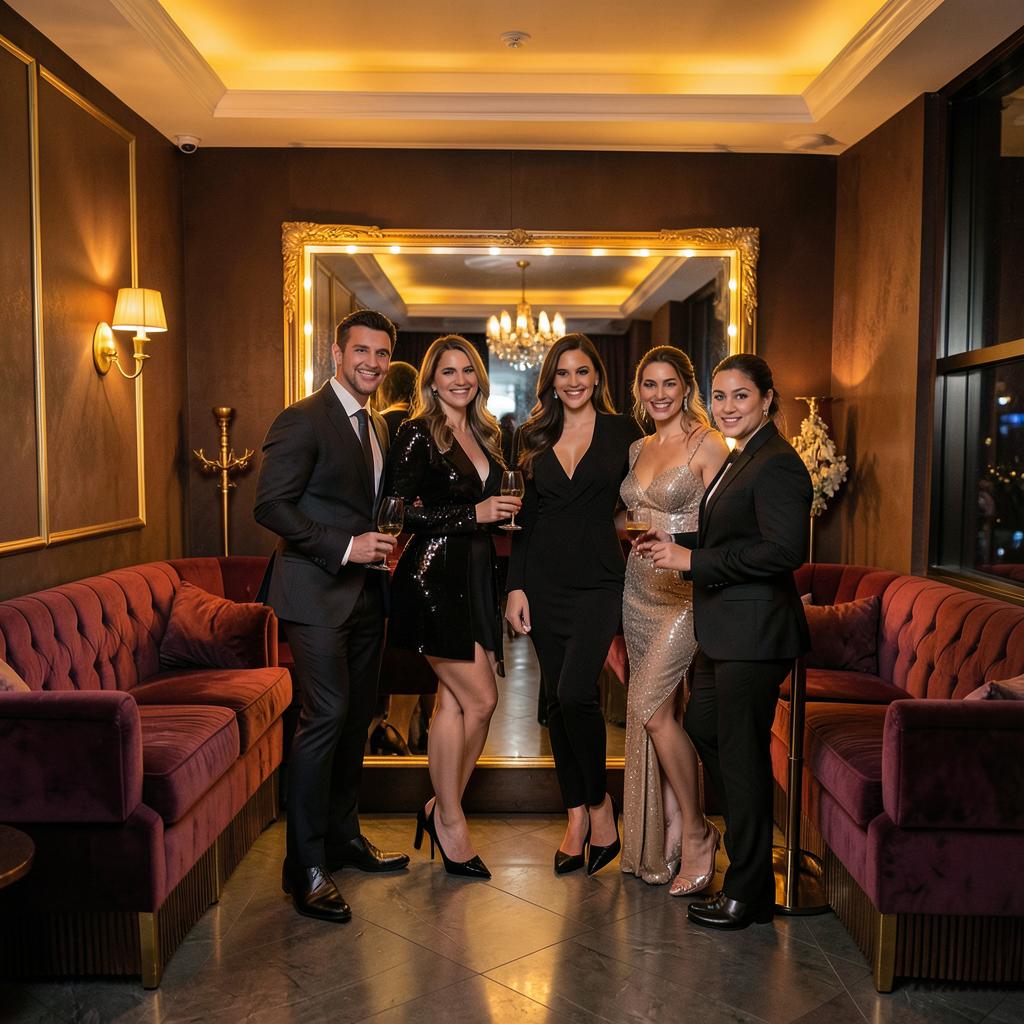 Magic Mirror photo booth event photo